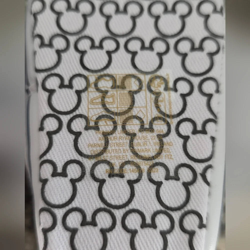 NWT Primark Disney Baby Mickey Mouse Head Print Shoes 9-12 Months